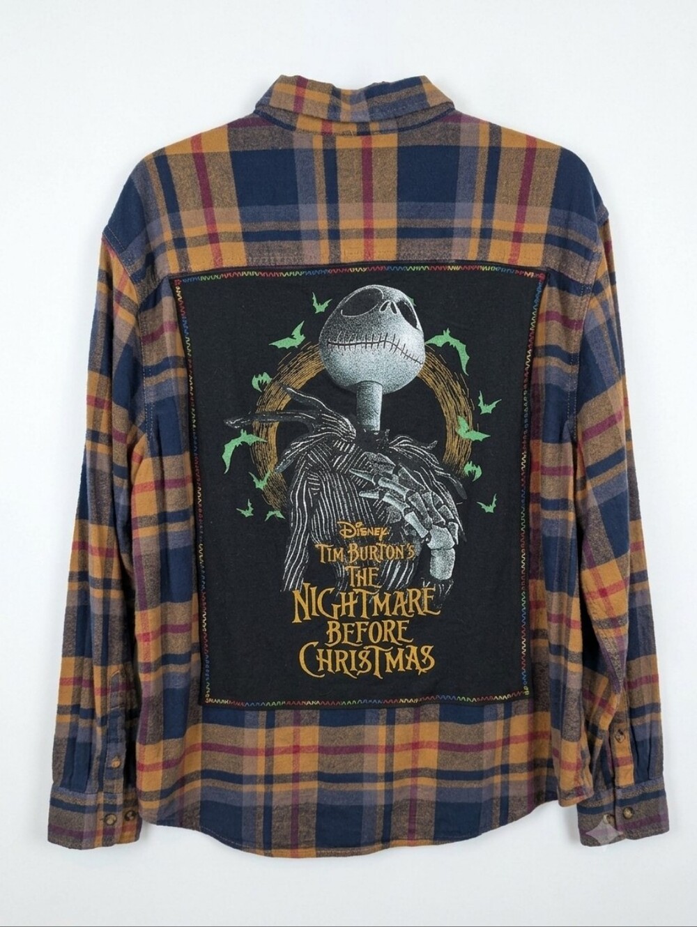 Nightmare before Christmas Jack Skellington Upcycled Shacket